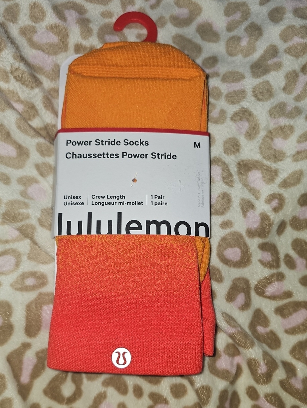 Lululemon Power Stride Socks! Nwts Sz Medium!! Gorgeous Colors!